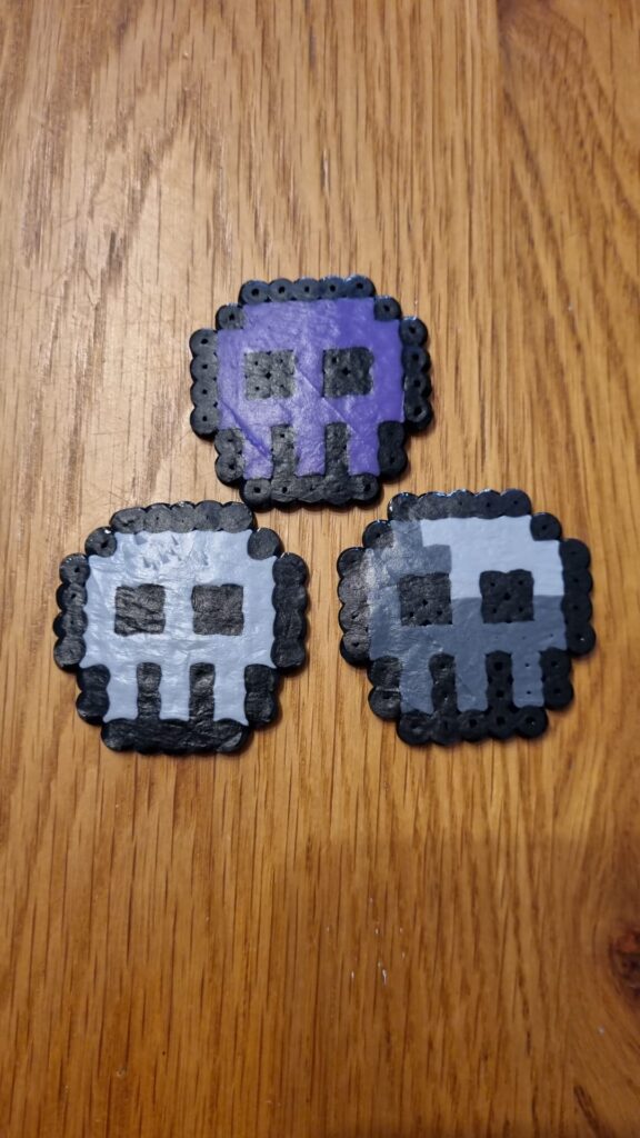 Skull Iron On Beads