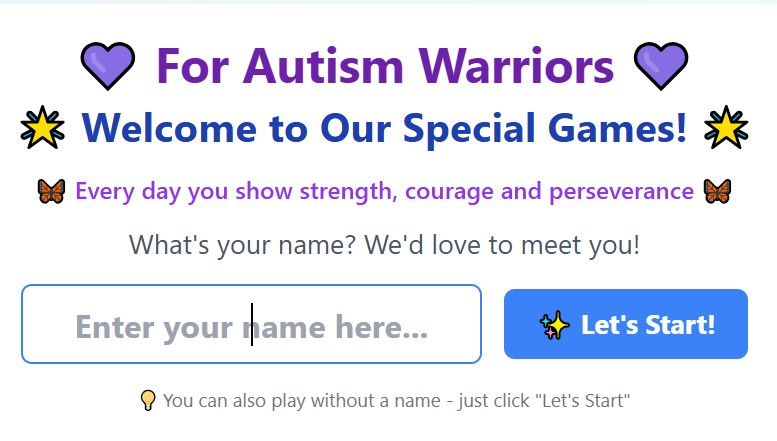 Playing for the Warriors with Autism